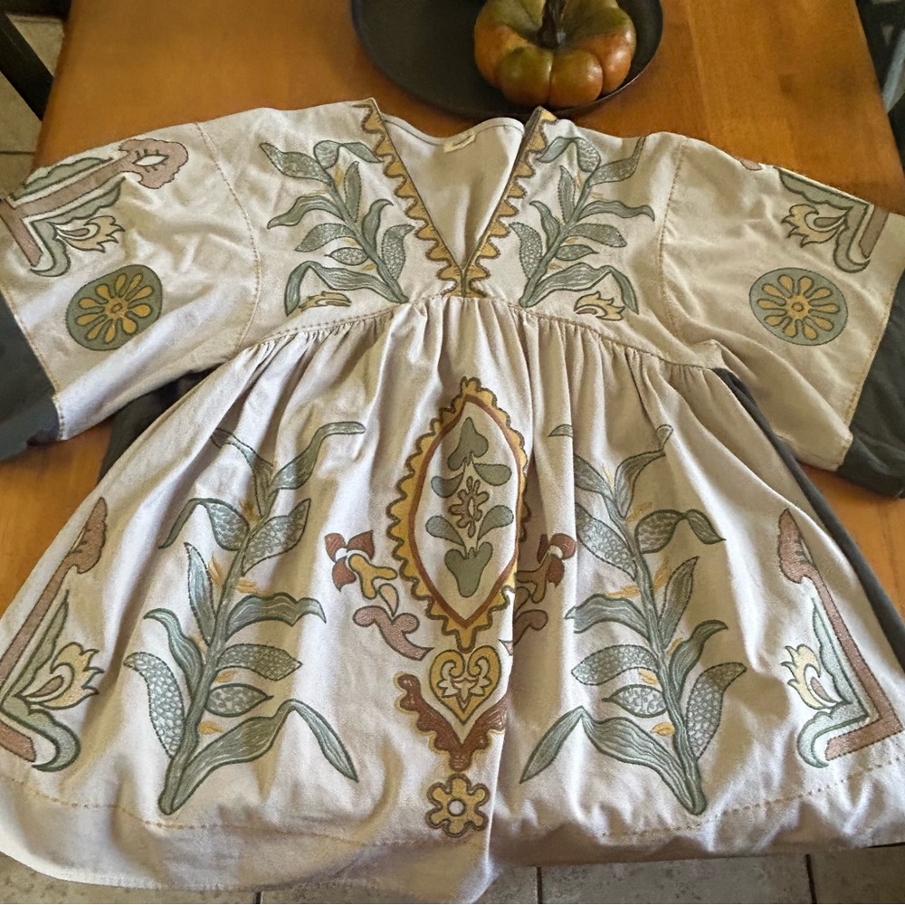 Bohemian Embroidered Tunic or Mini Dress - Darling! - Picture 2 of 5
